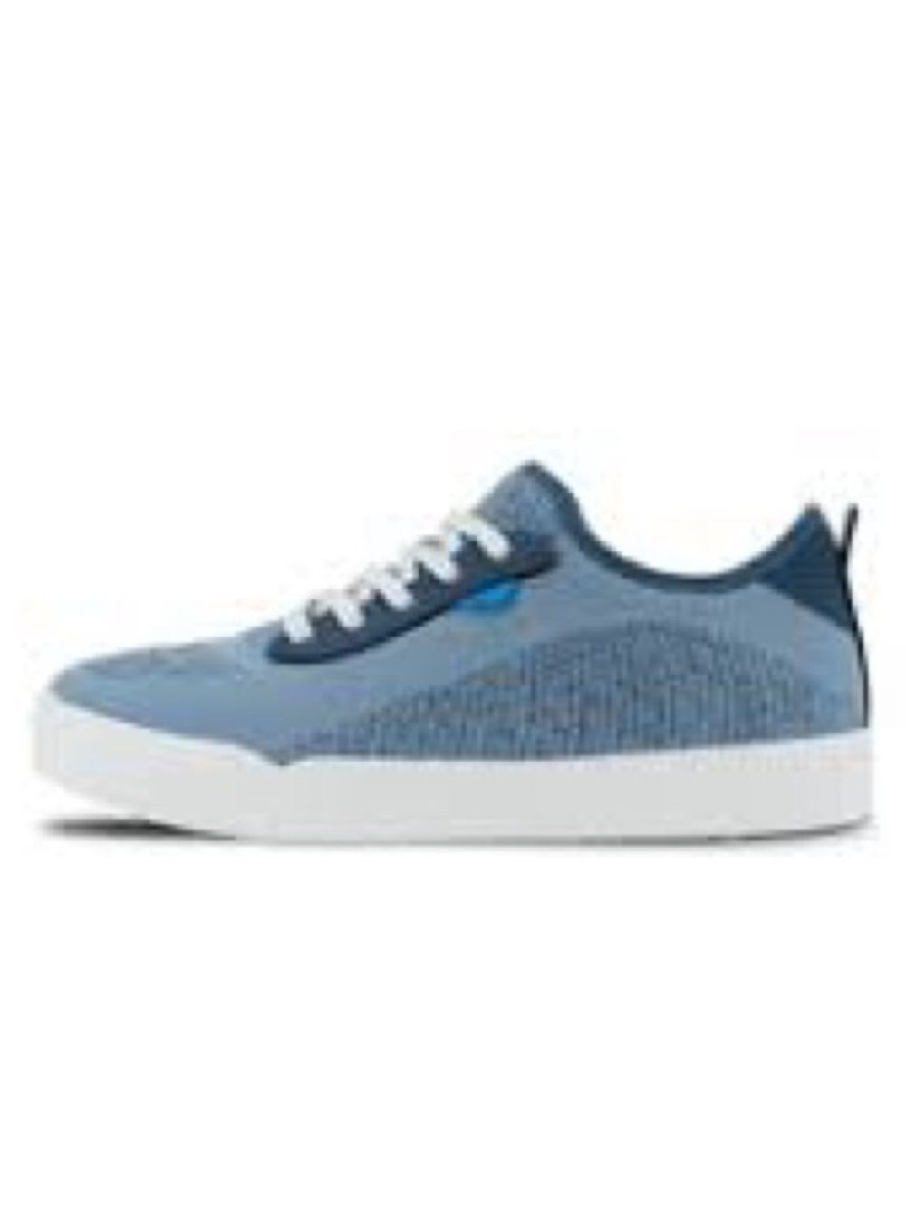NWT Vessi Blue Knit Low-Top Sneakers